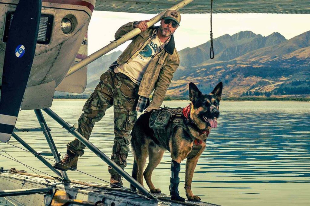Heart of the Beast. Brad Pitt Finds Out Dogs Really Are Man’s Best Friend